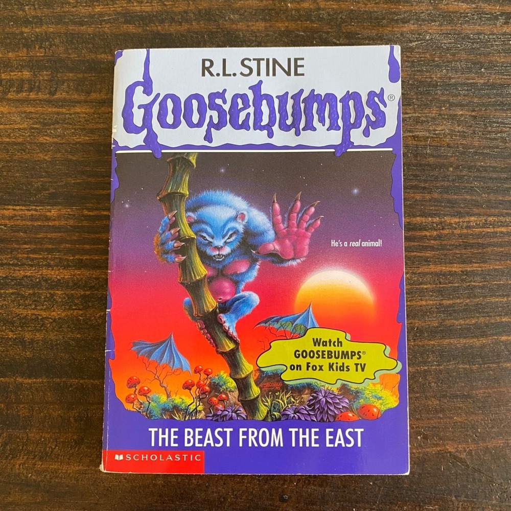 Goosebumps The Beast From The East RL Stine 1st Print First Edition Book‎